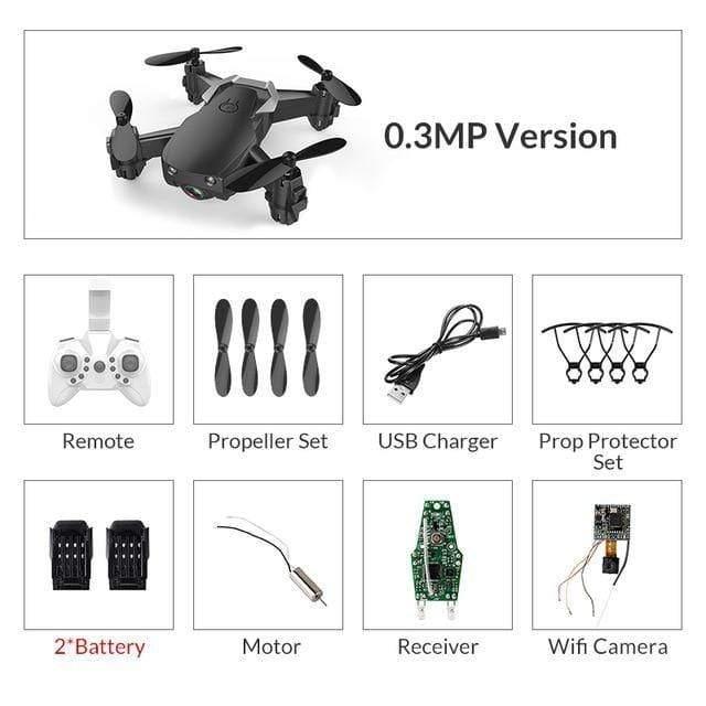 ezy2find drones black 0.3mp 2battery / China Eachine E61/E61HW Mini WiFi FPV With HD Camera Altitude Hold Mode Foldable RC Drone Quadcopter RTF