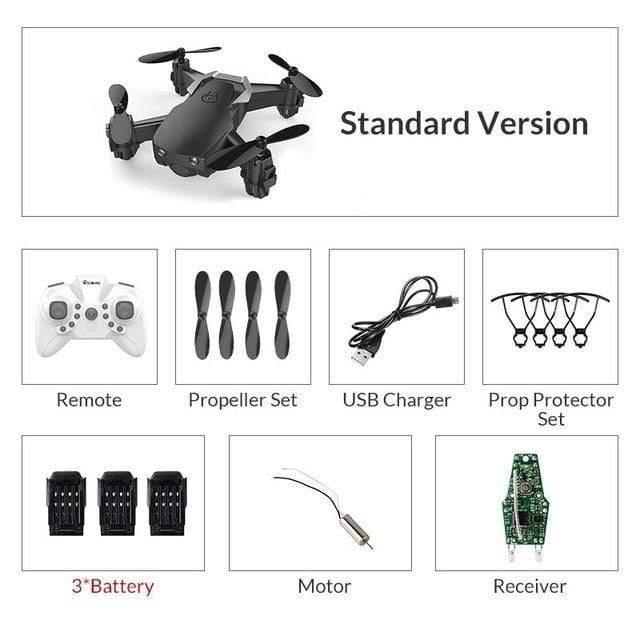 ezy2find drones blackstandard3batter / China Eachine E61/E61HW Mini WiFi FPV With HD Camera Altitude Hold Mode Foldable RC Drone Quadcopter RTF
