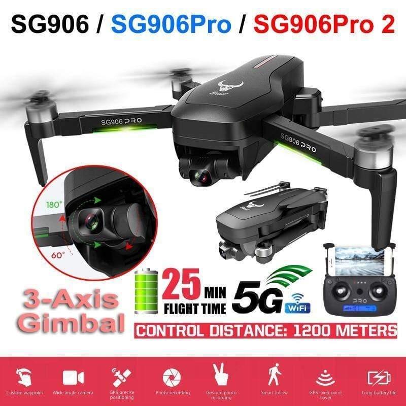 ezy2find drones Drone SG906 PRO 2 GPS With 3 axis Self-stabilizing Gimbal WiFi FPV 4K Camera Dron Brushless Drone Quadcopter ZLRC BEAST sg906pro