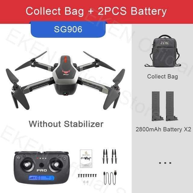 ezy2find drones Drone SG906 PRO 2 GPS With 3 axis Self-stabilizing Gimbal WiFi FPV 4K Camera Dron Brushless Drone Quadcopter ZLRC BEAST sg906pro