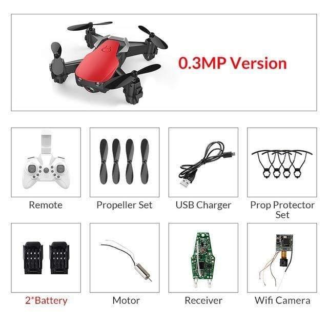ezy2find drones red 0.3mp 2battery / China Eachine E61/E61HW Mini WiFi FPV With HD Camera Altitude Hold Mode Foldable RC Drone Quadcopter RTF