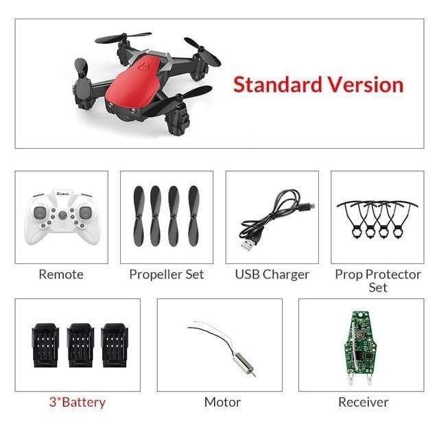 ezy2find drones redstandard3battery / China Eachine E61/E61HW Mini WiFi FPV With HD Camera Altitude Hold Mode Foldable RC Drone Quadcopter RTF