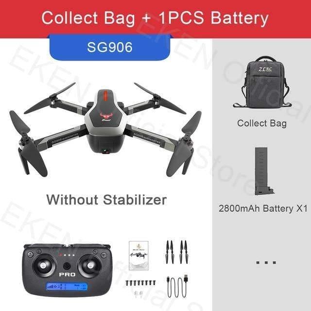 ezy2find drones SG906 Bag 1BATTERY / Russian Federation Drone SG906 PRO 2 GPS With 3 axis Self-stabilizing Gimbal WiFi FPV 4K Camera Dron Brushless Drone Quadcopter ZLRC BEAST sg906pro
