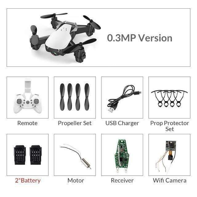 ezy2find drones white 0.3mp 2battery / China Eachine E61/E61HW Mini WiFi FPV With HD Camera Altitude Hold Mode Foldable RC Drone Quadcopter RTF