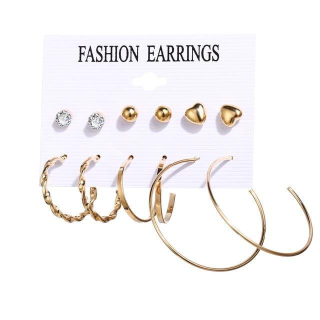 ezy2find earrings Daliy earrings set Vintage Tassel Acrylic Earrings For Women Bohemian Earrings Set Big Dangle Drop Earring  Female Fashion Jewelry