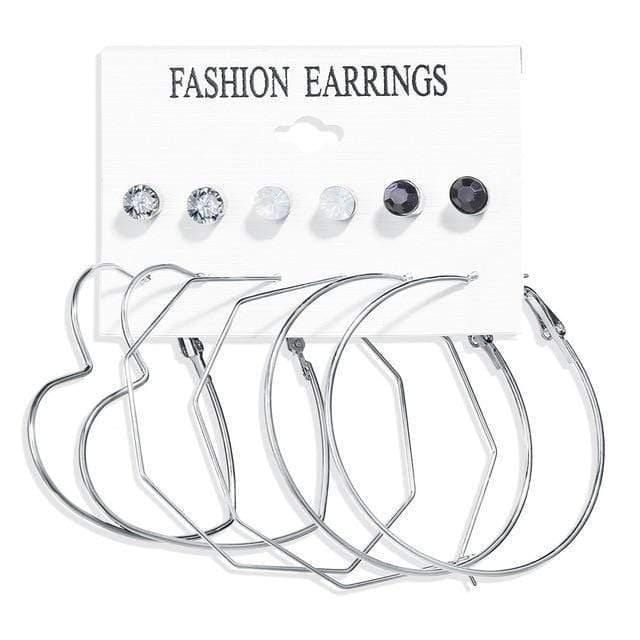 ezy2find earrings Earrings Set 15 Vintage Tassel Acrylic Earrings For Women Bohemian Earrings Set Big Dangle Drop Earring  Female Fashion Jewelry