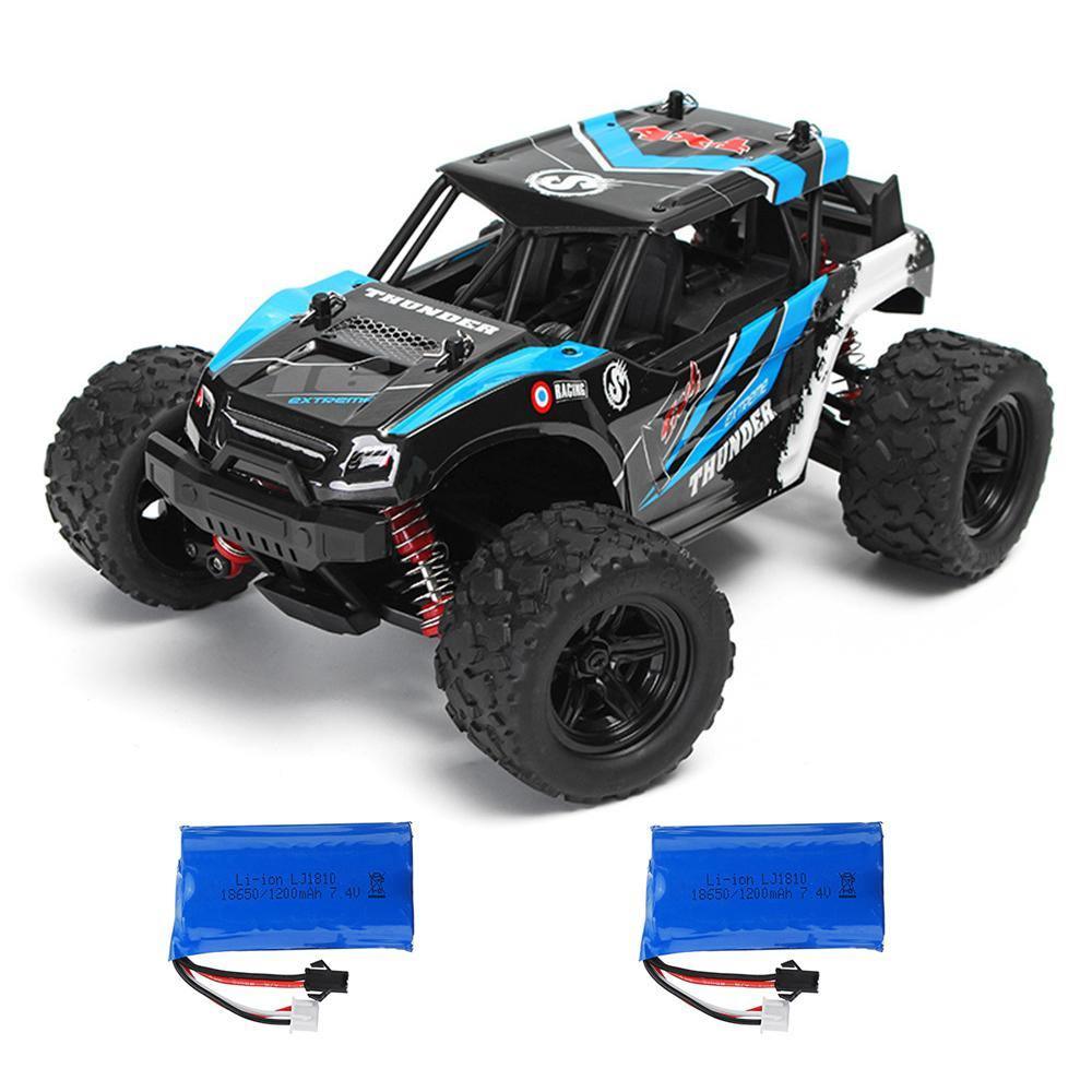 ezy2find Electric Toys Car Blue HS 18311/18312 1/18 35km/h 2.4G 4CH 4WD High Speed Climber Crawler RC Car Toys Two Battery