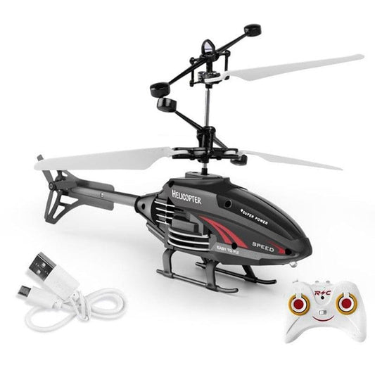 ezy2find Flying Helicopter Toys USB Rechargeable Induction Hover Helicopter With Remote Control For Over  Kids Indoor And Outdoor Games