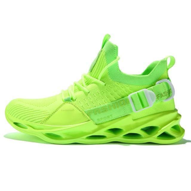 ezy2find G133 Green / 8.5 Women and Men Sneakers Breathable Running Shoes Outdoor Sport Fashion Comfortable Casual Couples Gym Mens Shoes Zapatos De Mujer