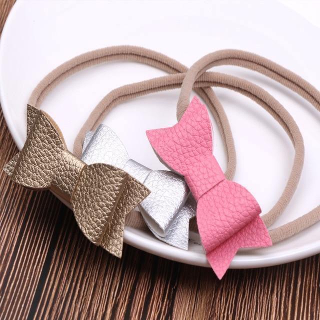 ezy2find girls head bands 25 3pcs/lot Cute Bow Baby Headband for Girl Nylon Head Bands Turban Newborn Headbands Hairbands for Kids Baby Hair Accessories