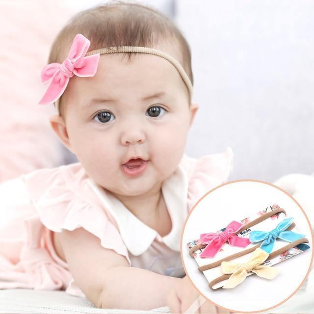 ezy2find girls head bands 31 3pcs/lot Cute Bow Baby Headband for Girl Nylon Head Bands Turban Newborn Headbands Hairbands for Kids Baby Hair Accessories