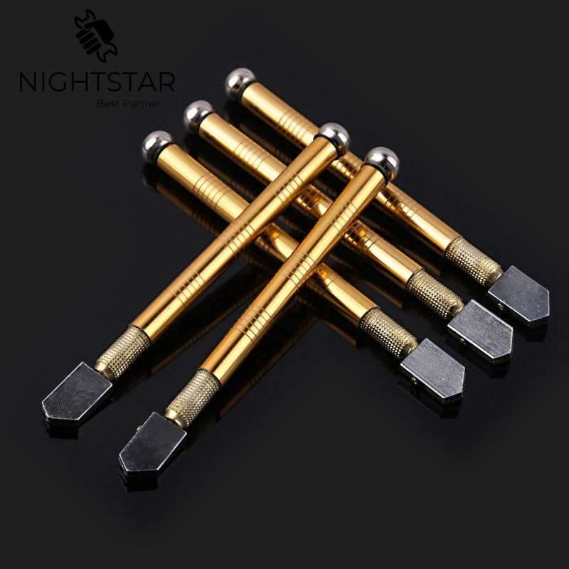 ezy2find glass cutting tips Glass Cutter Diamond Tip Steel Blade Cutting Tool Oil Feed Glass Cutter Antislip Metal Handle 175mm For Hand Tool Glass Cutting