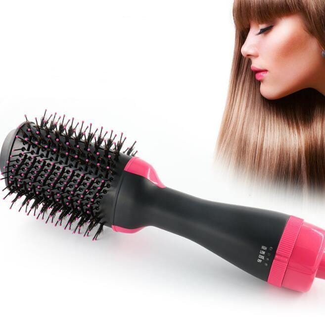 ezy2find hair dryer AU 3pcs One-Step Electric Hair Dryer Comb Multifunctional Comb Straightener Hair Curling