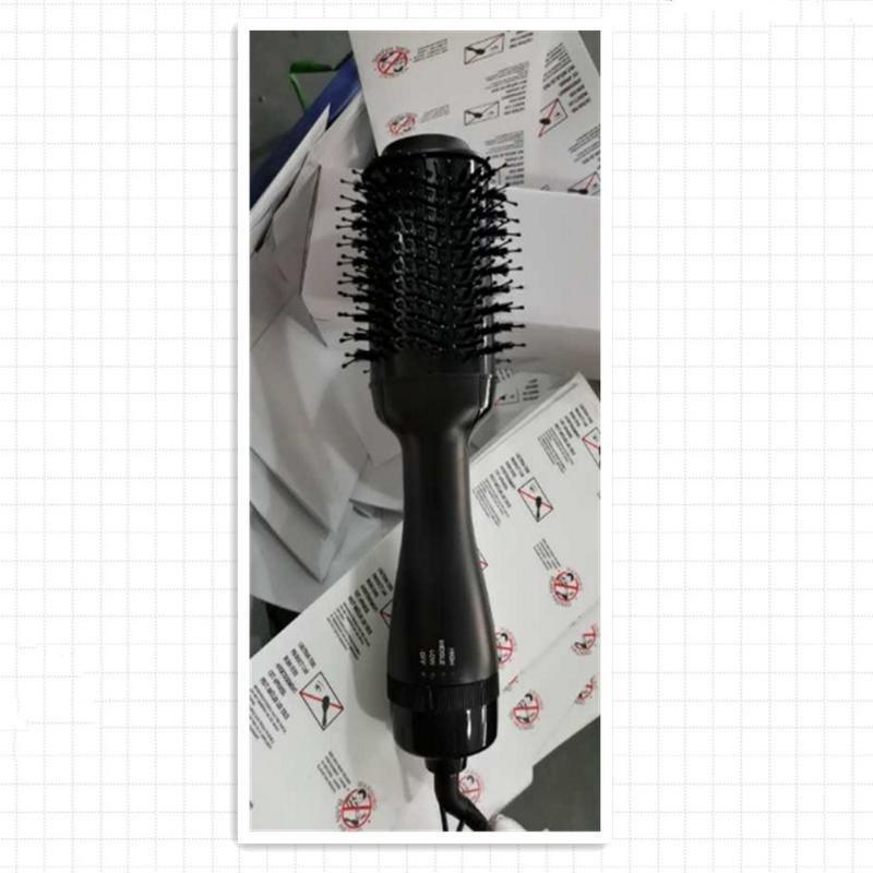 ezy2find hair dryer AU black One-Step Electric Hair Dryer Comb Multifunctional Comb Straightener Hair Curling
