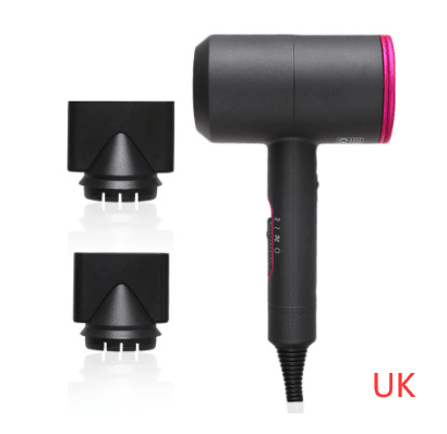 ezy2find hair dryer Metallic black / UK Hotel hair dryer