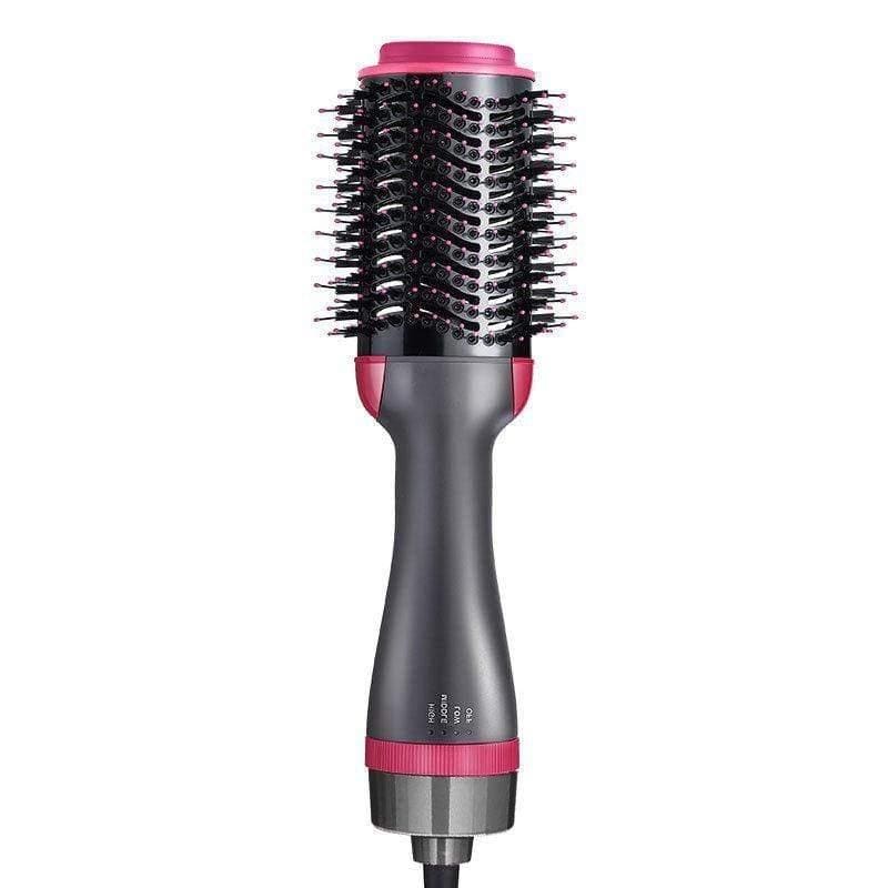 ezy2find hair dryer US grey One-Step Electric Hair Dryer Comb Multifunctional Comb Straightener Hair Curling