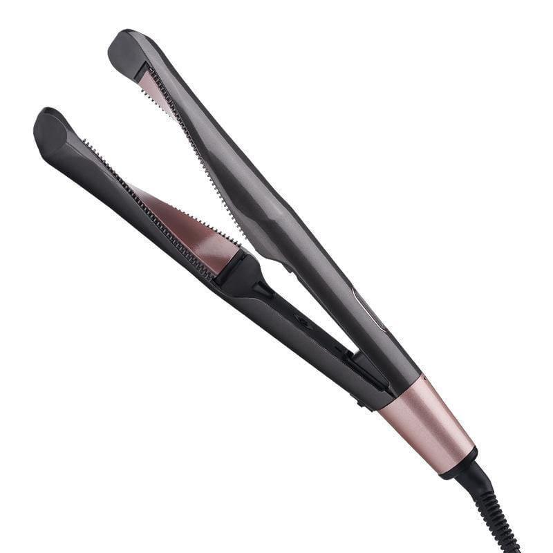 ezy2find Hair Straightener Black / US 2 In1 Professional Hair Straightener Hair Crimper Dry/Wet Hair Straightening Curling Comb