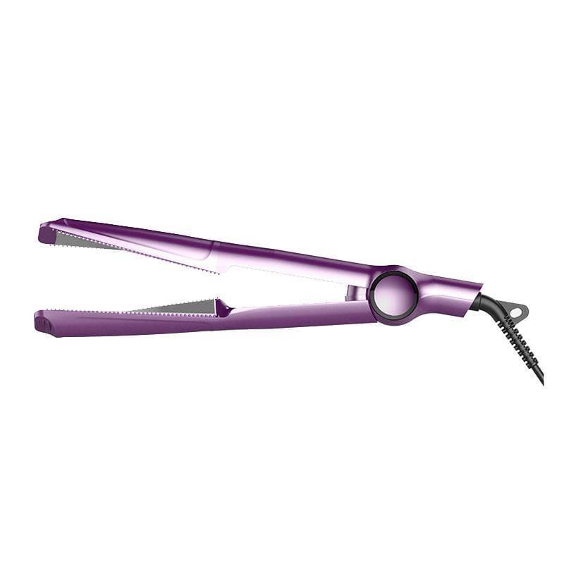 ezy2find Hair Straightener Purple / UK 2 In1 Professional Hair Straightener Hair Crimper Dry/Wet Hair Straightening Curling Comb