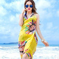 ezy2find halter dress Yellow / 140x80cm Fashionable halter dress with condole belt and beach