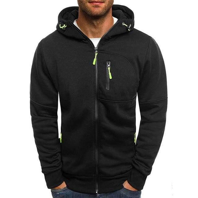 ezy2find hoodie Black / L Covrlge Spring Men's Jackets Hooded Coats Casual Zipper Sweatshirts