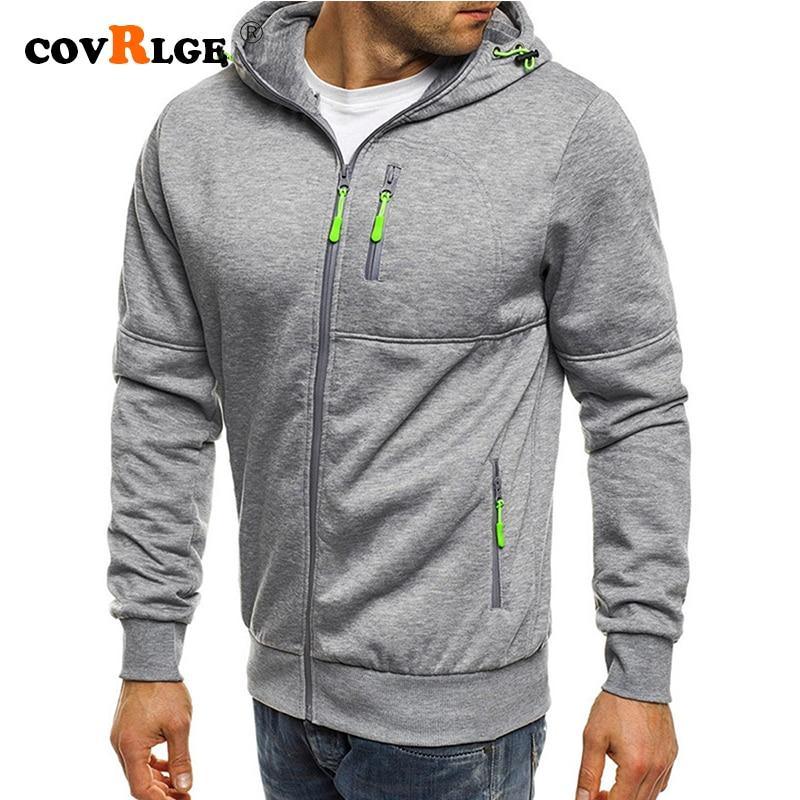 ezy2find hoodie Covrlge Spring Men's Jackets Hooded Coats Casual Zipper Sweatshirts
