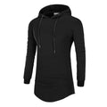 ezy2find hoodies Black / L High Quality Mid-Length Hooded Pullover Camouflage T-Shirt Sports