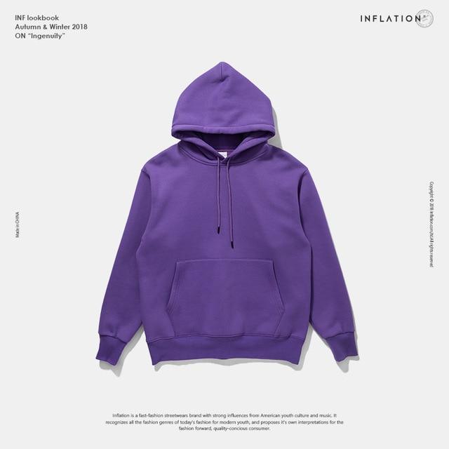 ezy2find hoodies purple / S Autumn Mens and Women Thick Fleece Hoodies