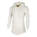 ezy2find hoodies White / L High Quality Mid-Length Hooded Pullover Camouflage T-Shirt Sports