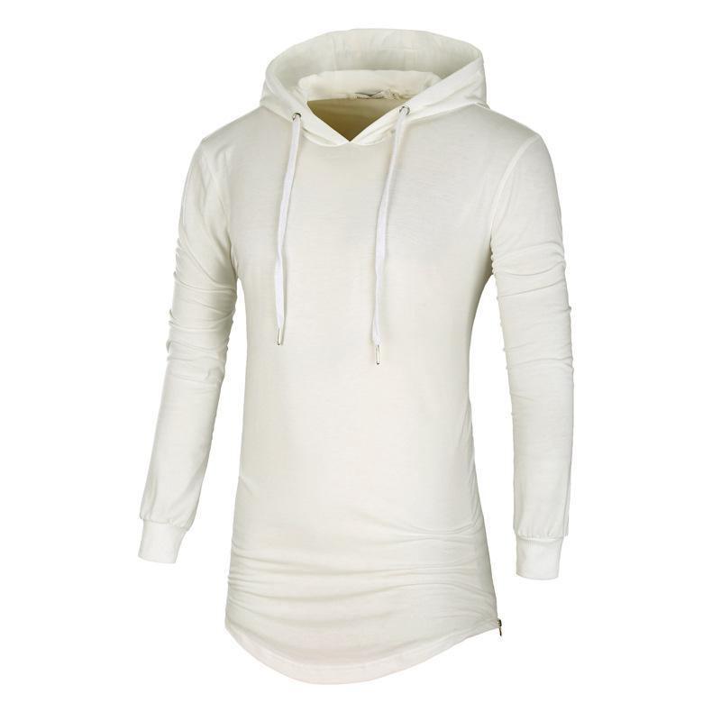 ezy2find hoodies White / L High Quality Mid-Length Hooded Pullover Camouflage T-Shirt Sports
