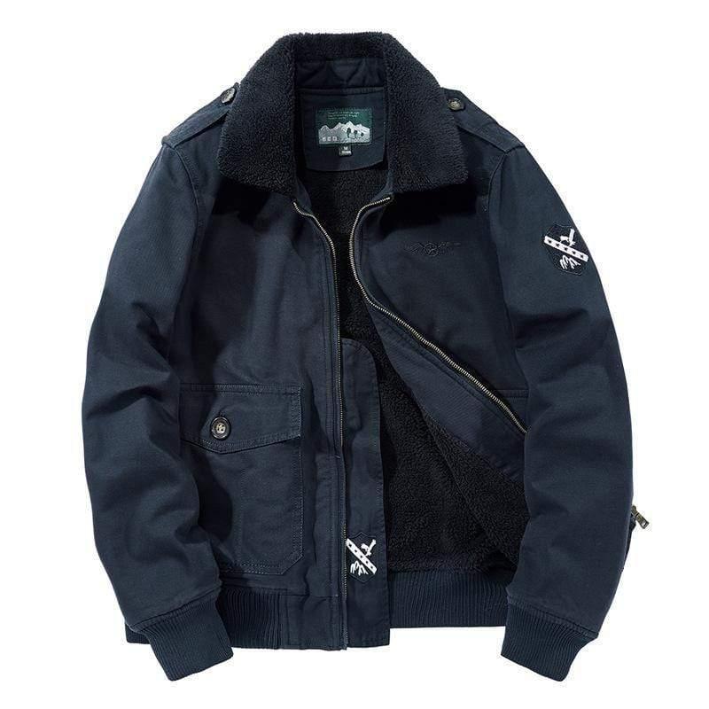 ezy2find jacket Navy Blue / XL Casual jacket cotton