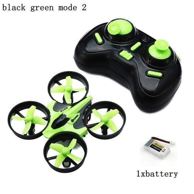 ezy2find kids drone Green 1battery Mode2 / Spain Eachine E010 Mini 2.4G 4CH 6 A xis 3D Headless Mode Memory Function RC Quadcopter RTF RC Tiny Gift Present Kid Toys