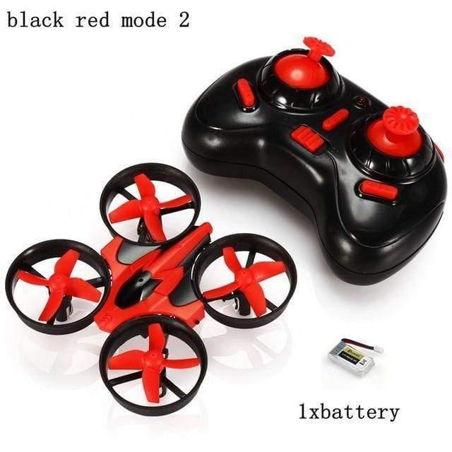 ezy2find kids drone Red 1battery Mode2 / Spain Eachine E010 Mini 2.4G 4CH 6 A xis 3D Headless Mode Memory Function RC Quadcopter RTF RC Tiny Gift Present Kid Toys