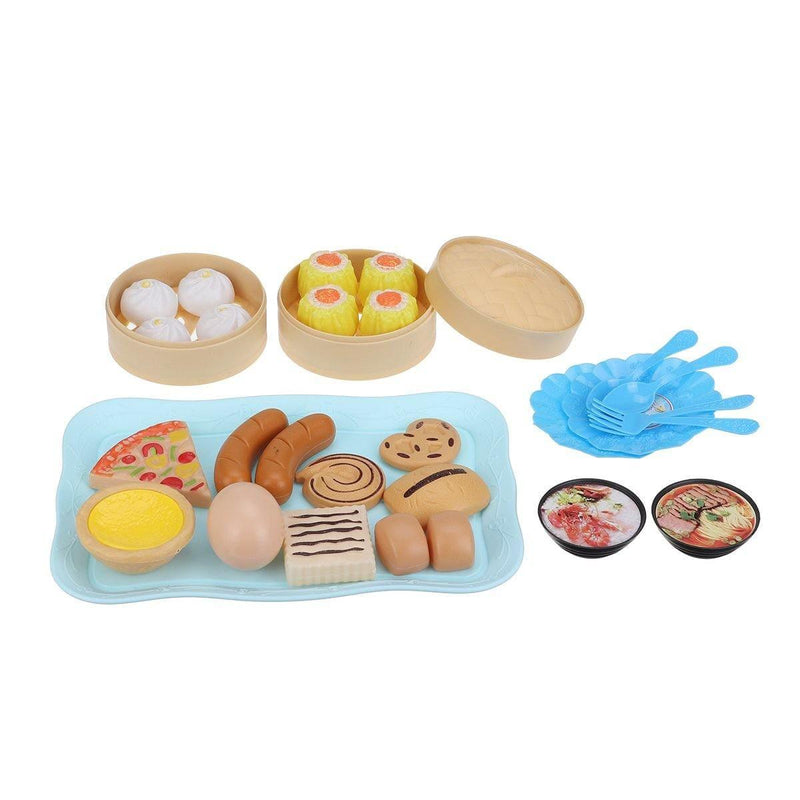 ezy2find kitchen toys A 34 Pcs Kids Simulation Kitchen Food Toys Ice Cream Dessert Hamburger Pretend Play Early Educational Toys