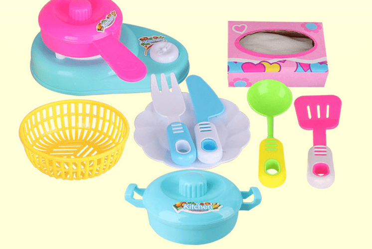 ezy2find kitchen toys Q10 pcs Play house kitchen toys cooking utensils