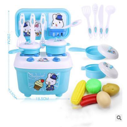 ezy2find kitchenware and toys Blue01 Small tableware table for kitchenware and toys