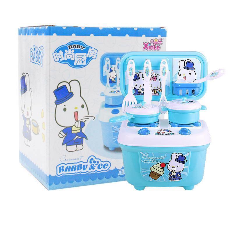 ezy2find kitchenware and toys Blue02 Small tableware table for kitchenware and toys