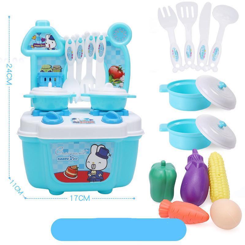 ezy2find kitchenware and toys Blue03 Small tableware table for kitchenware and toys