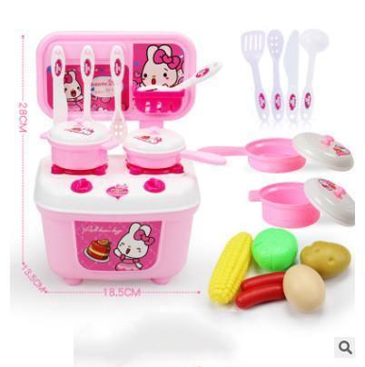 ezy2find kitchenware and toys Pink01 Small tableware table for kitchenware and toys