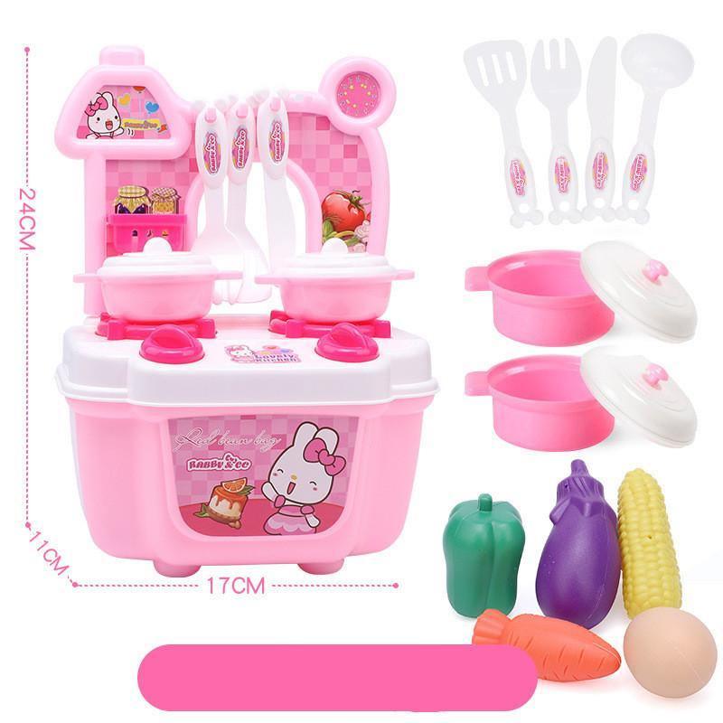 ezy2find kitchenware and toys Pink03 Small tableware table for kitchenware and toys