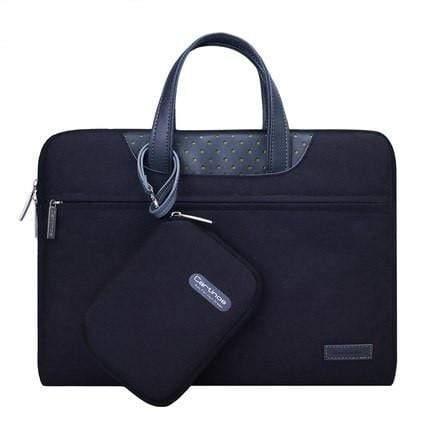 ezy2find laptop bag Black / 15.4inches Business Laptop Bag 12 13 14 15 15.6 inch Computer Sleeve bag For Air Pro 13 15 Bags men women handbag + Small Pouch