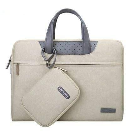 ezy2find laptop bag Business Laptop Bag 12 13 14 15 15.6 inch Computer Sleeve bag For Air Pro 13 15 Bags men women handbag + Small Pouch