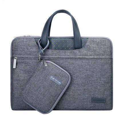 ezy2find laptop bag Gray / 13.3inches Business Laptop Bag 12 13 14 15 15.6 inch Computer Sleeve bag For Air Pro 13 15 Bags men women handbag + Small Pouch