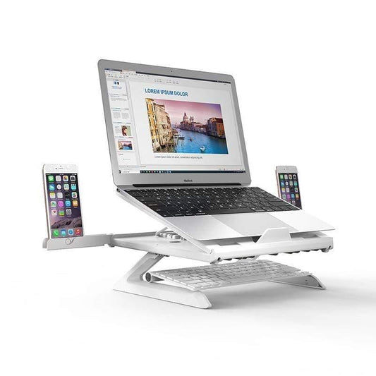 ezy2find Laptop-Table-Stand White Notebook stand multifunctional folding lifting computer stand