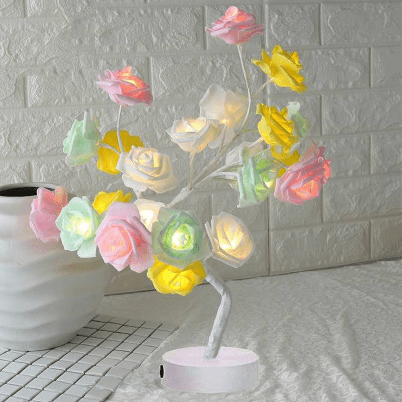 ezy2find led lights Color white Rose Flower Tree LED Lamp