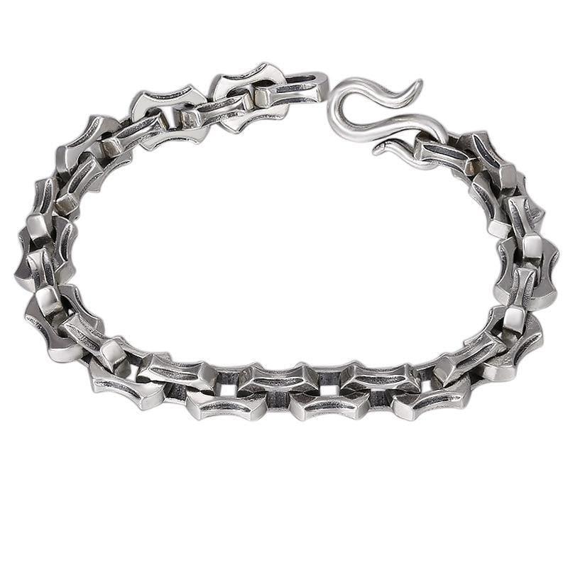 ezy2find Men's Bracelet Silver Gear sportsman bracelet