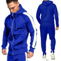 ezy2find men's casual suit Blue / M Men's Sweatshirt Sports Suit Casual Jogging Men's Hoodie