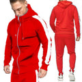 ezy2find men's casual suit Red / S Men's Sweatshirt Sports Suit Casual Jogging Men's Hoodie