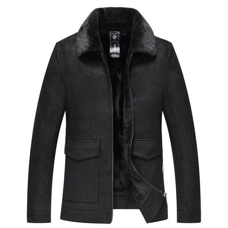 ezy2find men's leather jackets black / XL Men's leather