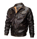 ezy2find men's leather jackets Brown / XL Vedero Men's Leather Jacket
