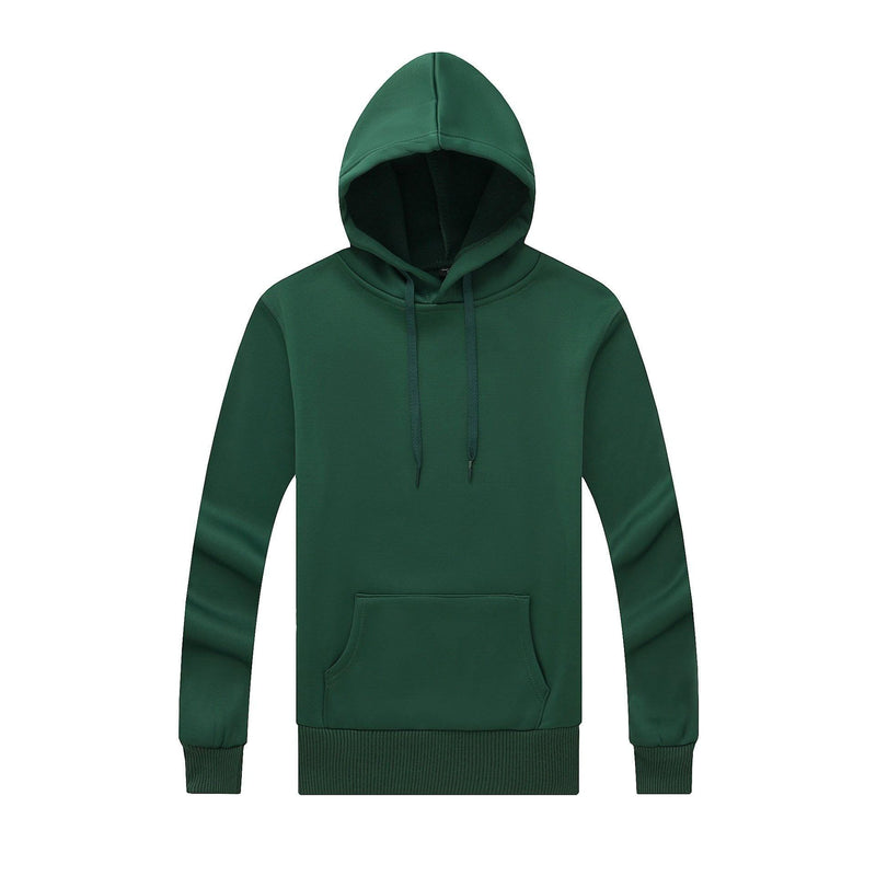 ezy2find Men's Pullover Dark green / 3XL Men's Velvet solid pullover